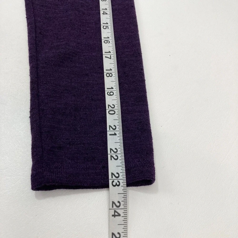 Rafaella Petite Purple Knit Cardigan‎ Ruffle Neck Button Front Petite P/L